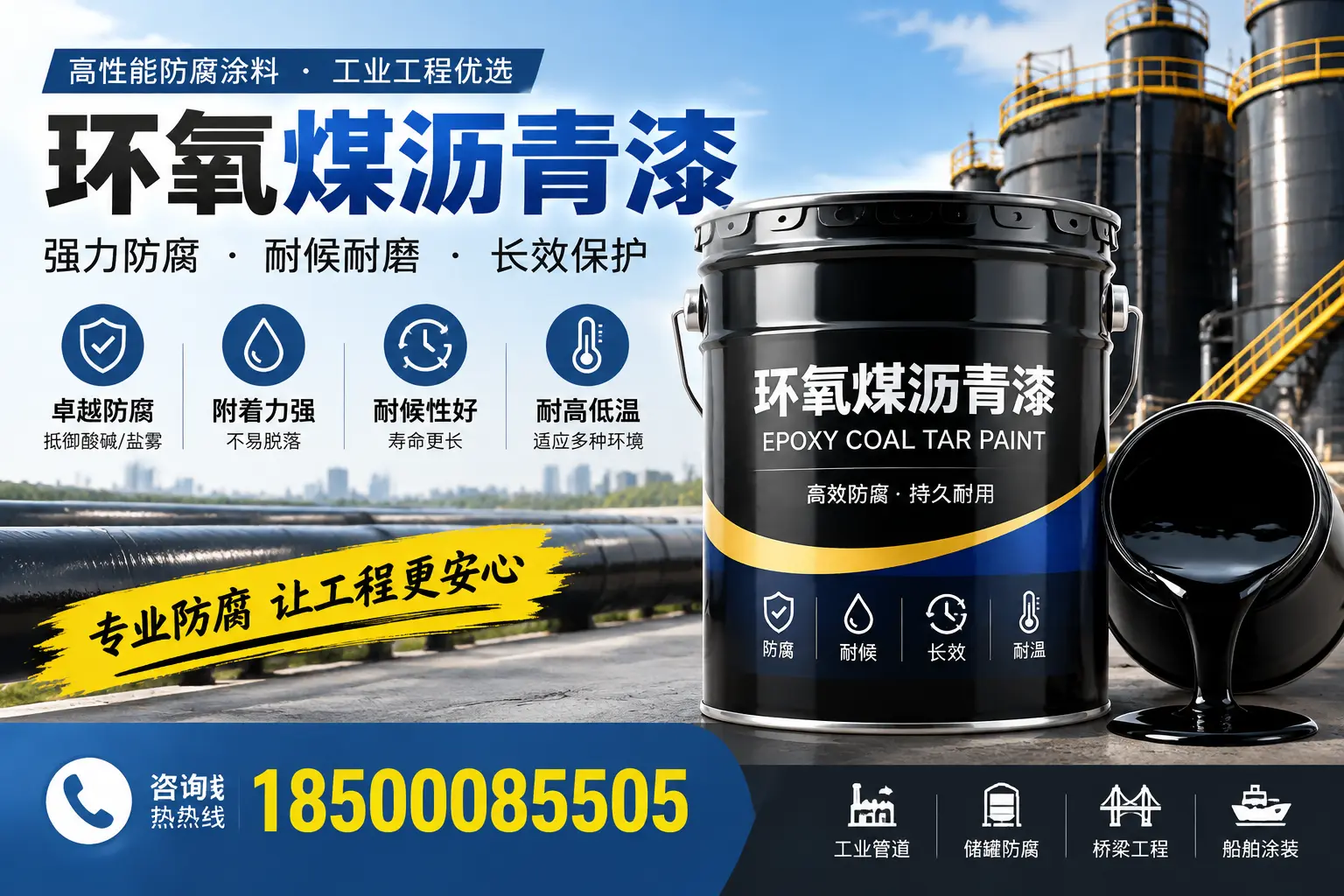 环氧煤沥青漆的施工方法与注意事项,确保在龙潭顺利完成